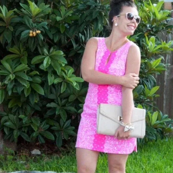 Lilly Pulitzer for Target‎ See Ya Later Pink Shift Dress Size 4 - Picture 2 of 12